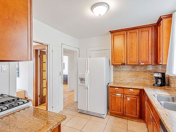 Kitchen fully stocked and appliances
