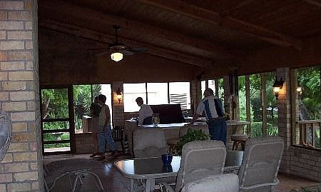 Screened Patio Grill