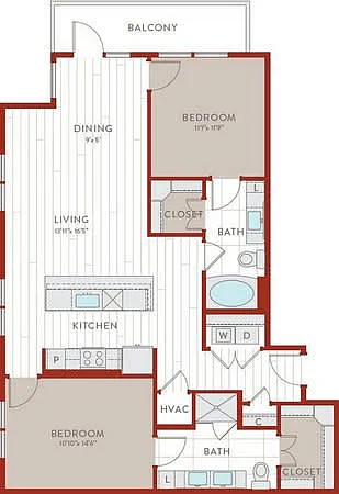Floor plan B2