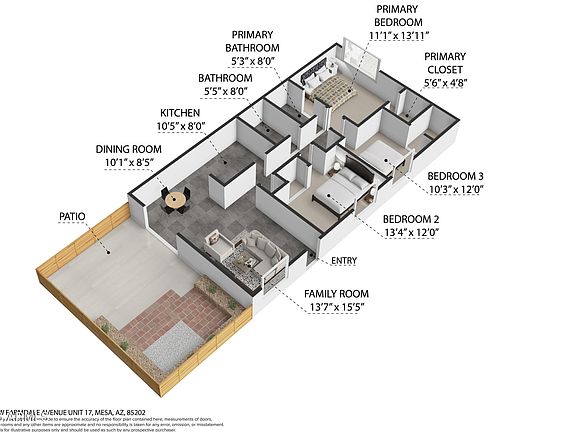 2nd image of 2221 W FARMDALE Avenue #17