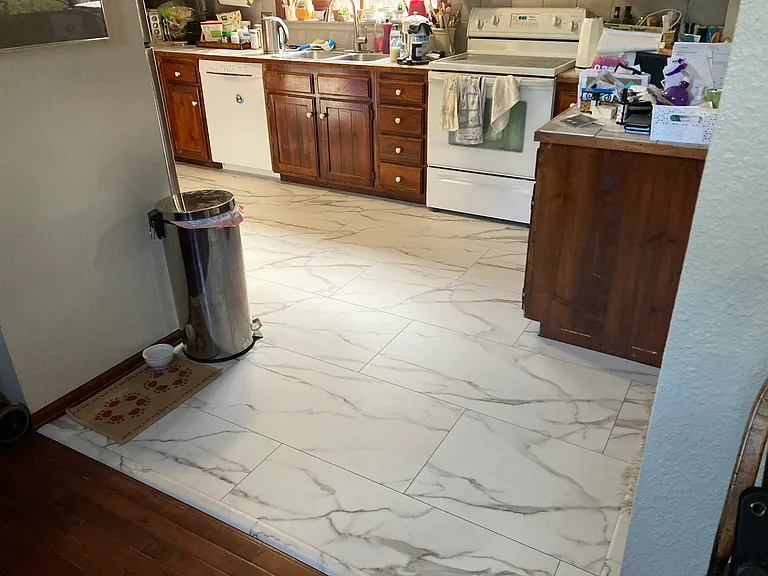 Kitchen - new floor