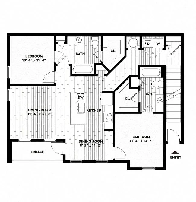 Floor plan 2B