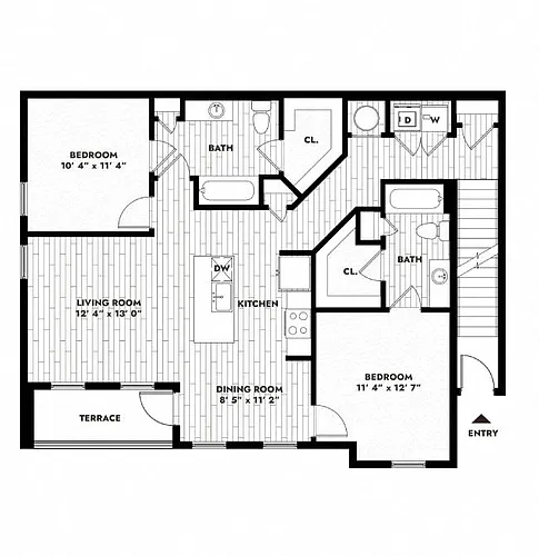 Floor plan 2B