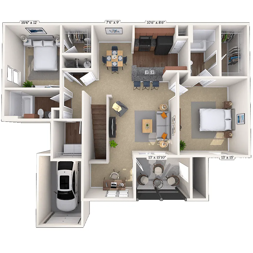 Floor plan Bahamas