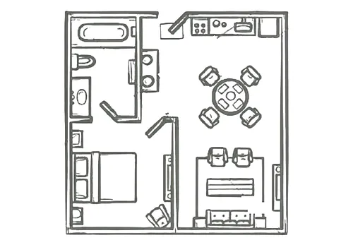 Floor plan Studio