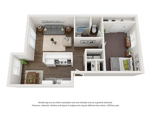 Floor plan Tumwater Renovated