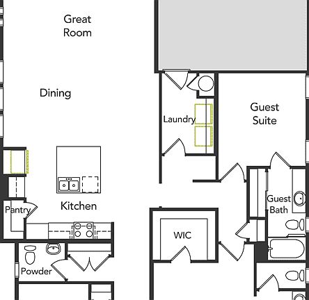 A layout of the Altair floorplan