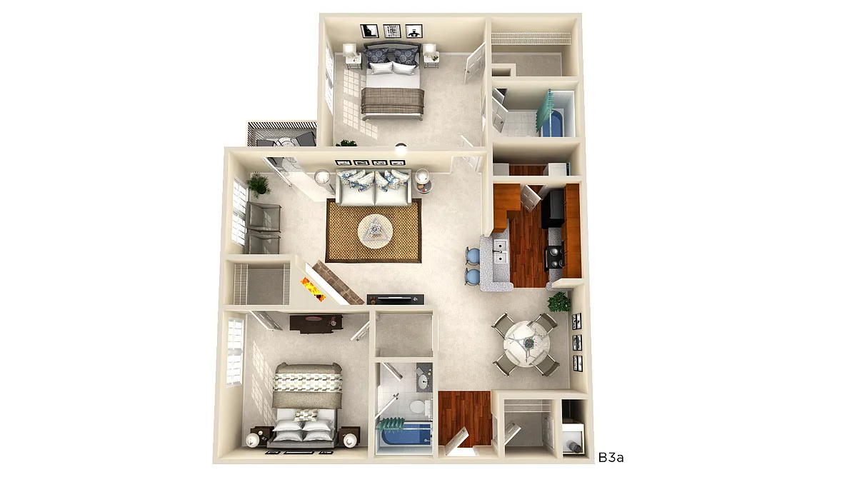 Floor plan B3