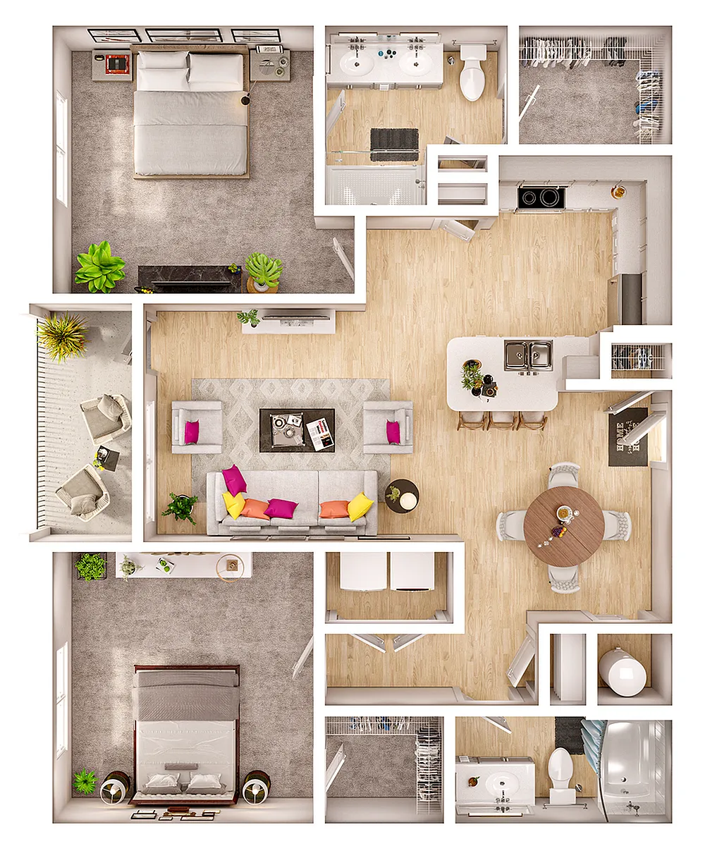 Floor plan B2A