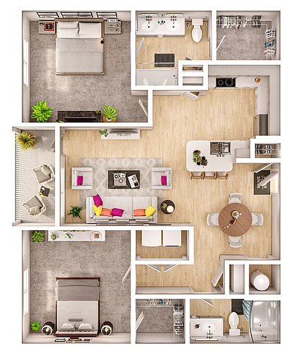 Floor plan B2A