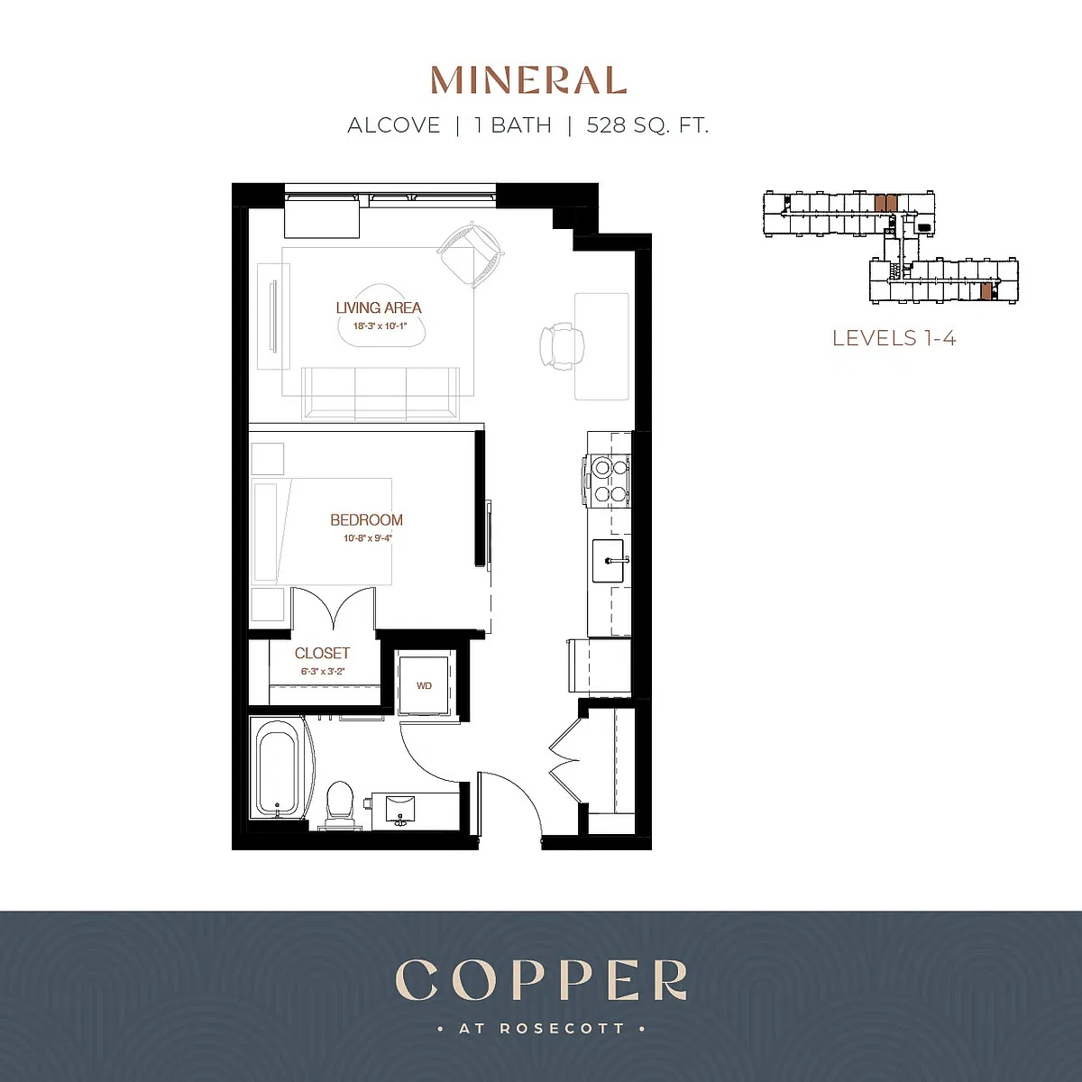 Floor plan Mineral - ALCOVE