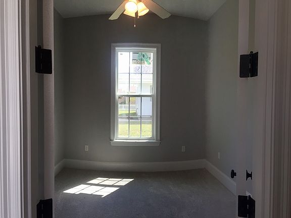 Office with French doors