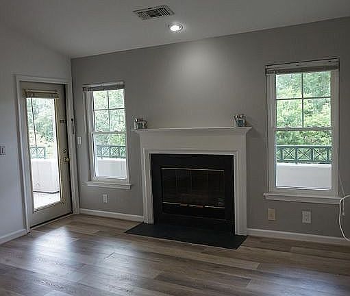 Top floor cathedral ceiling