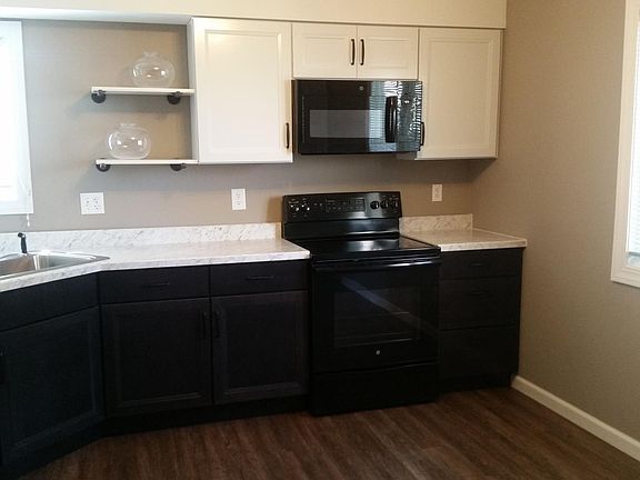 All full size appliances. Refrigerator, dishwasher, oven, microwave