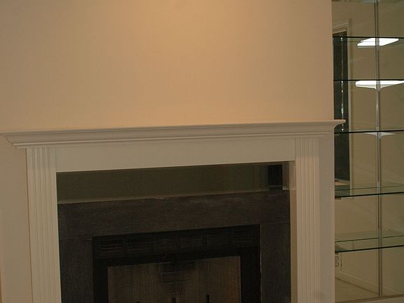 Livingroom Wood Burning Fireplace