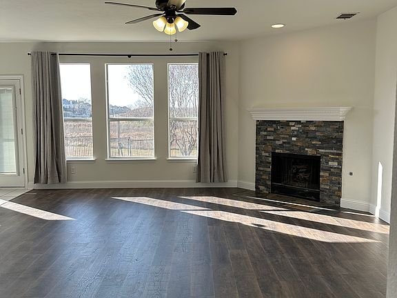 Cozy up next to a warm and inviting beautiful fireplace.
