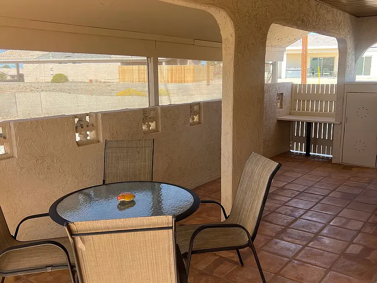 Patio off kitcken