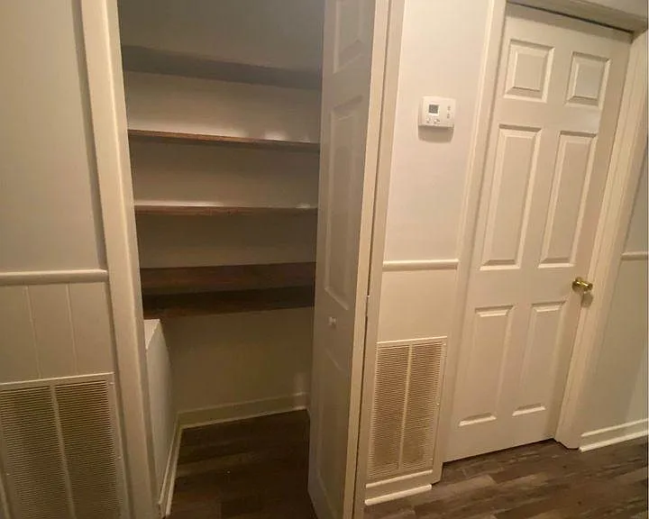 Hall linen closet