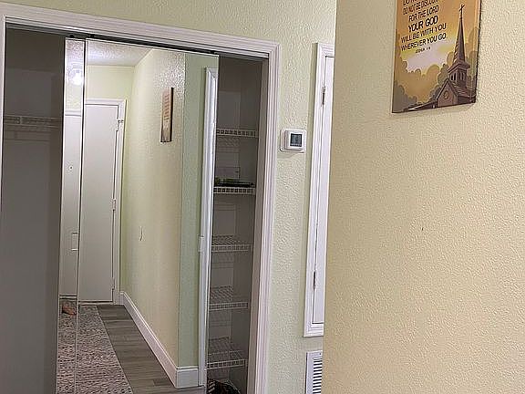 2 Entry way storage closets