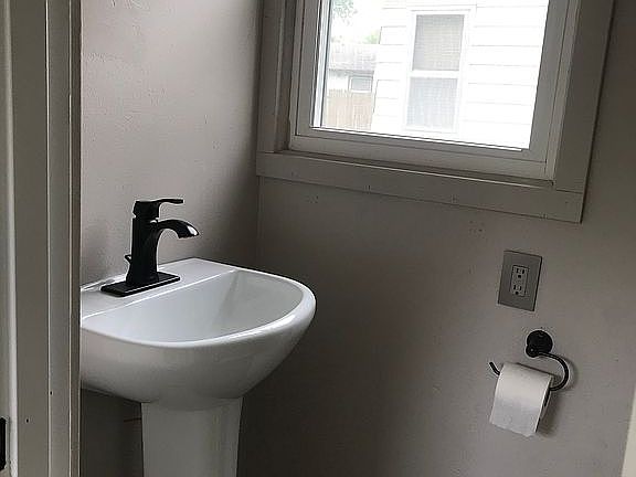 Half bath on main floor.