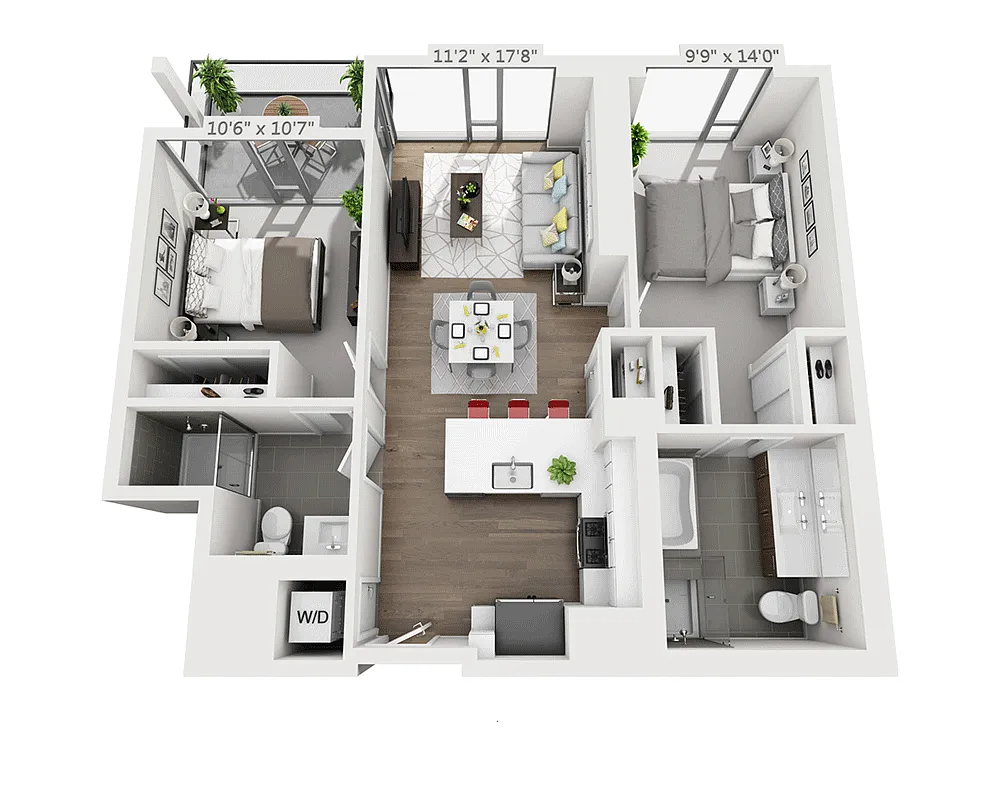 Floor plan B2A