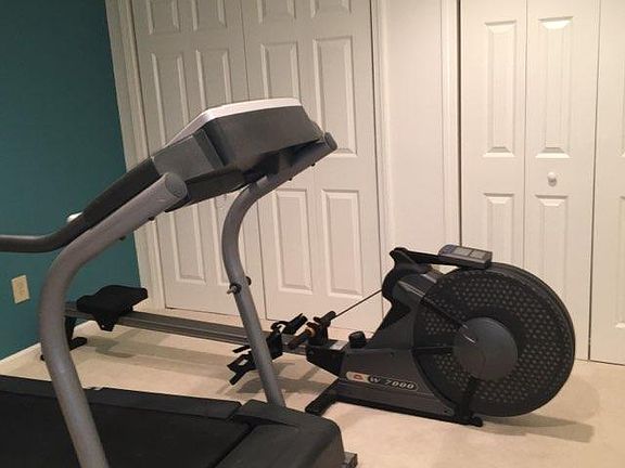 This is the bonus room. It is currently a home gym.