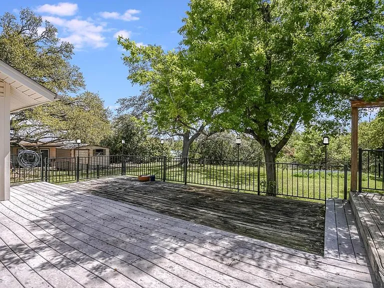 Entire back yard has been fully fenced since this photo-