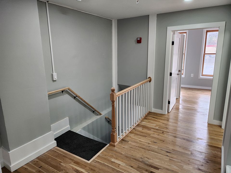 Entry stairwell and hallway