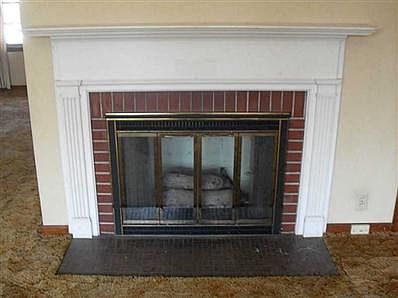 Fireplace. wood burning