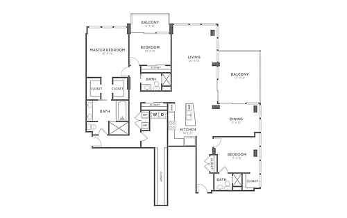 Floor plan PENTHOUSE 2
