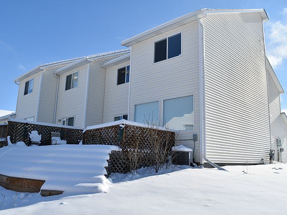 Back and side view with deck