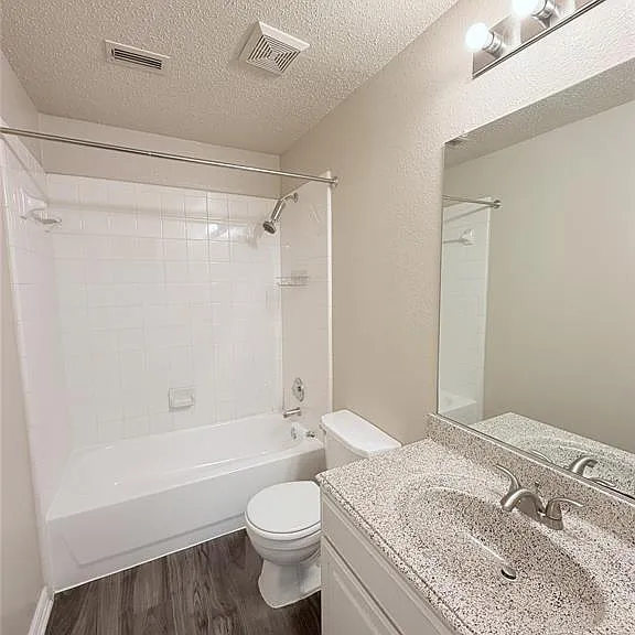 HALL BATHROOM WITH TUB AND SHOWER COMBINATION