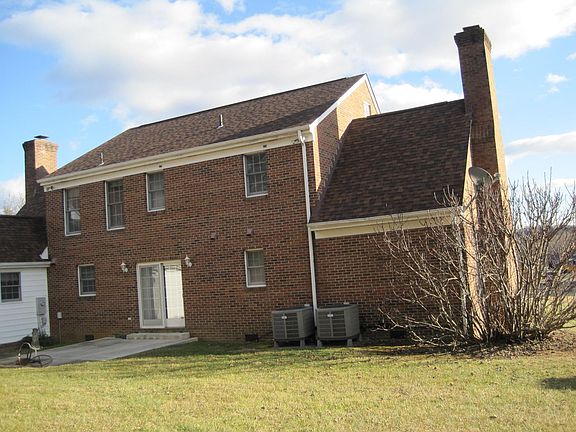 Rear side of home taken from back yard.