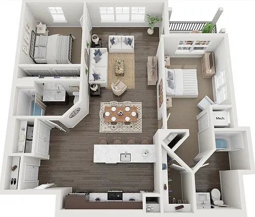 Floor plan B3