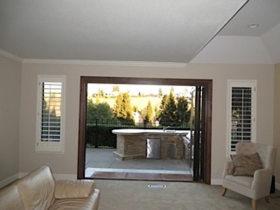 Panoramic doors opened