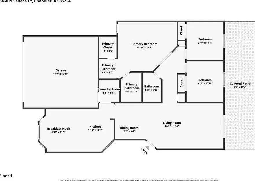 3 bed, 2.0 bath, 1336 sqft, $2,295 — Photo 2