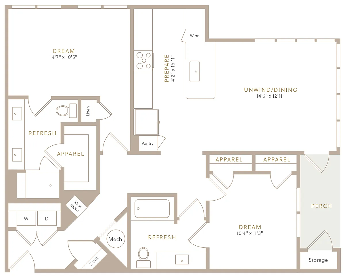 Floor plan B2