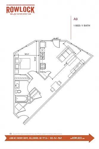 Floor plan 1X1 A9