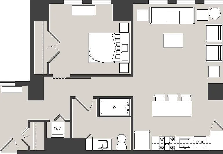 A14 floor plan The Ludlow