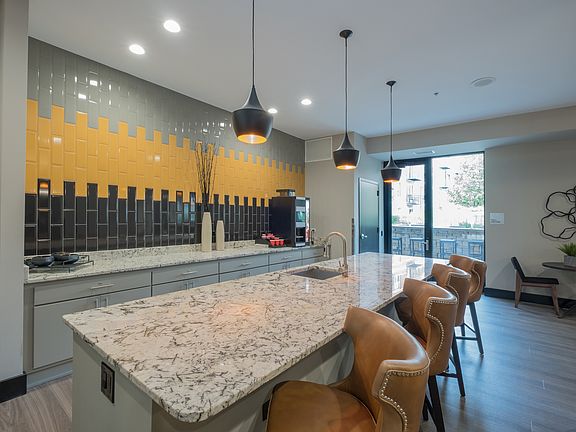 community center with kitchenette and free coffee and tea