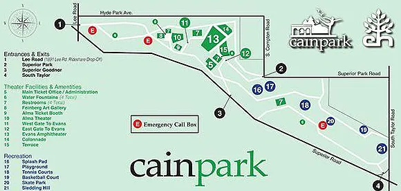 Walking distance to Cain Park.