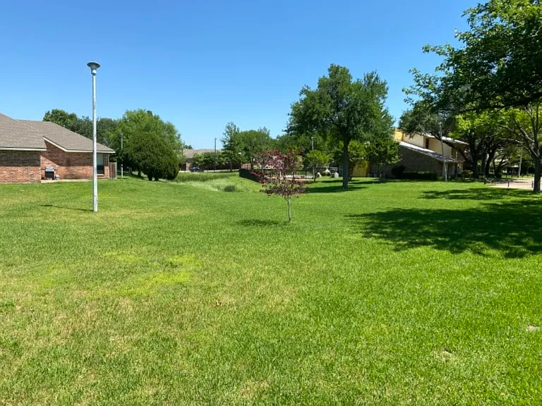 This is the HOA managed multi-acre gated green area with private swimming pool.