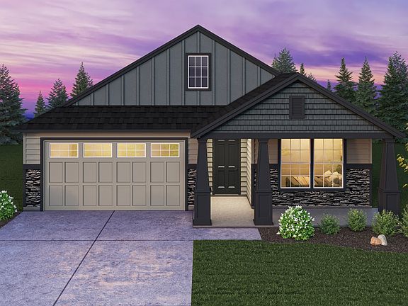 Plan 1549 Elevation 6 with Stone