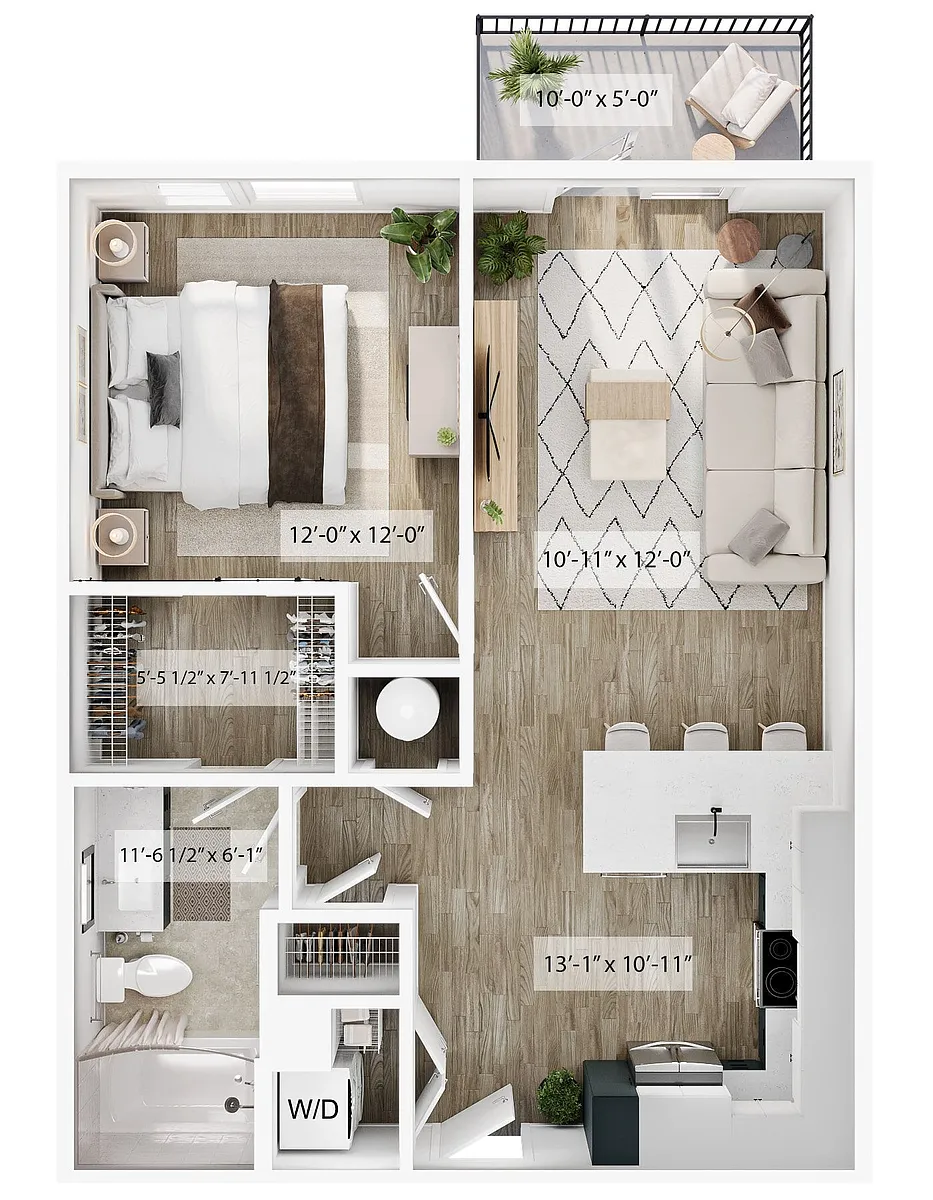 Floor plan The Carver