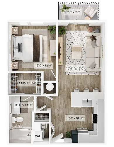 Floor plan The Carver