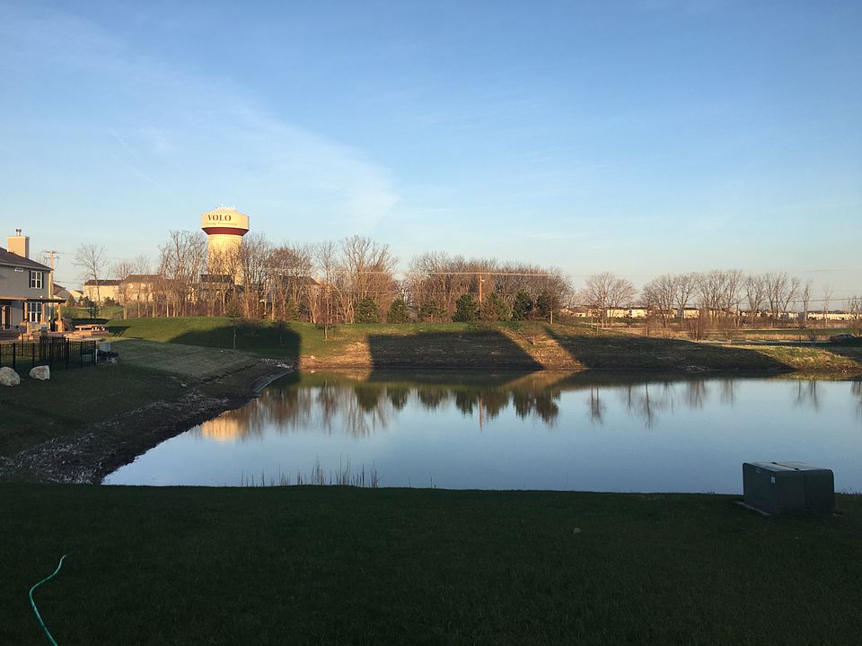 Spring view of pond