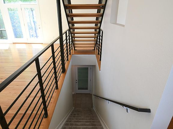 Entry stairs (lower closet not pictured)