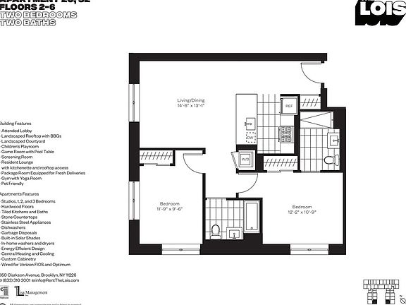 2nd image of 350 Clarkson Ave APT 532