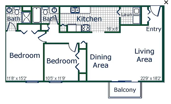 Floor plan Hickory