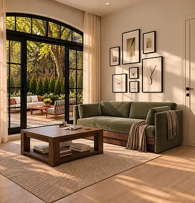 Living room, photo 1